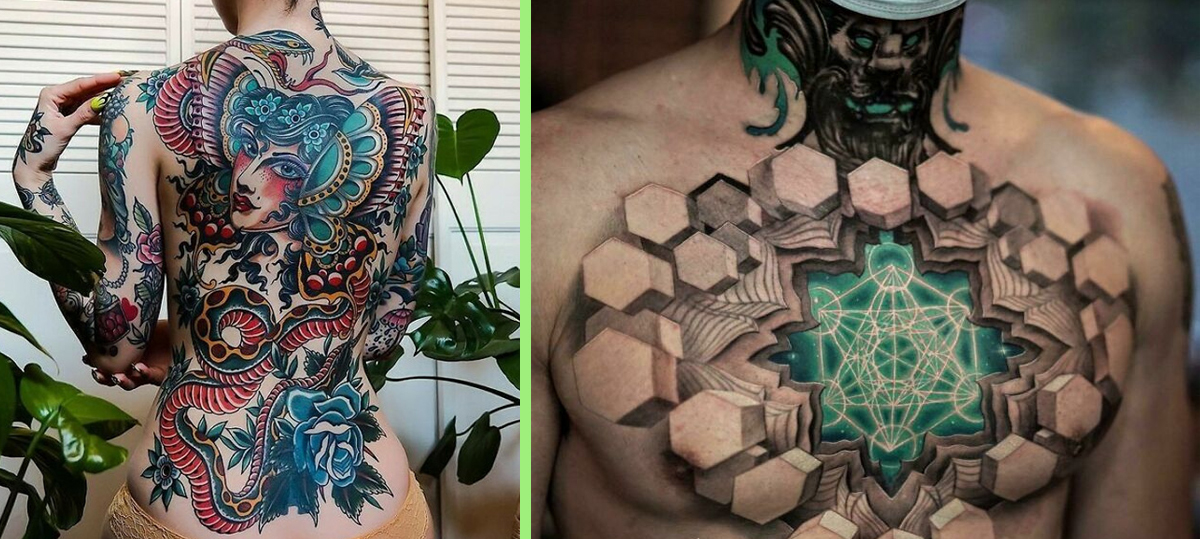 18 Works of Art in the Form of Incredible Tattoos